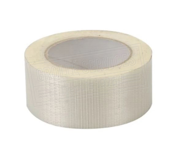 Adhésif blanc tramé éco 33ml x 48mm (1/2 palette de 972 pièces)