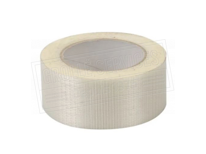 Adhésif blanc tramé éco 33ml x 48mm (1/2 palette de 972 pièces)