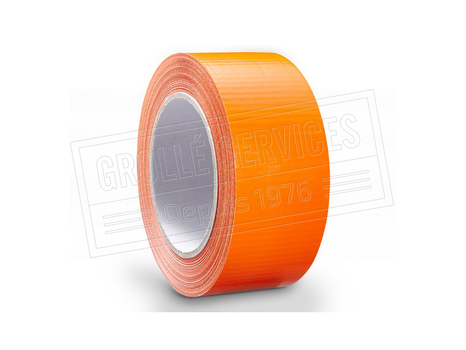 Adhésif orange tramé prémium 33 x 48mm (1 palette de 1944 pièces)