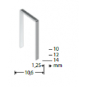 Agrafes type 11/G/10,6/vert - 12mm - (1 boite de 5000)