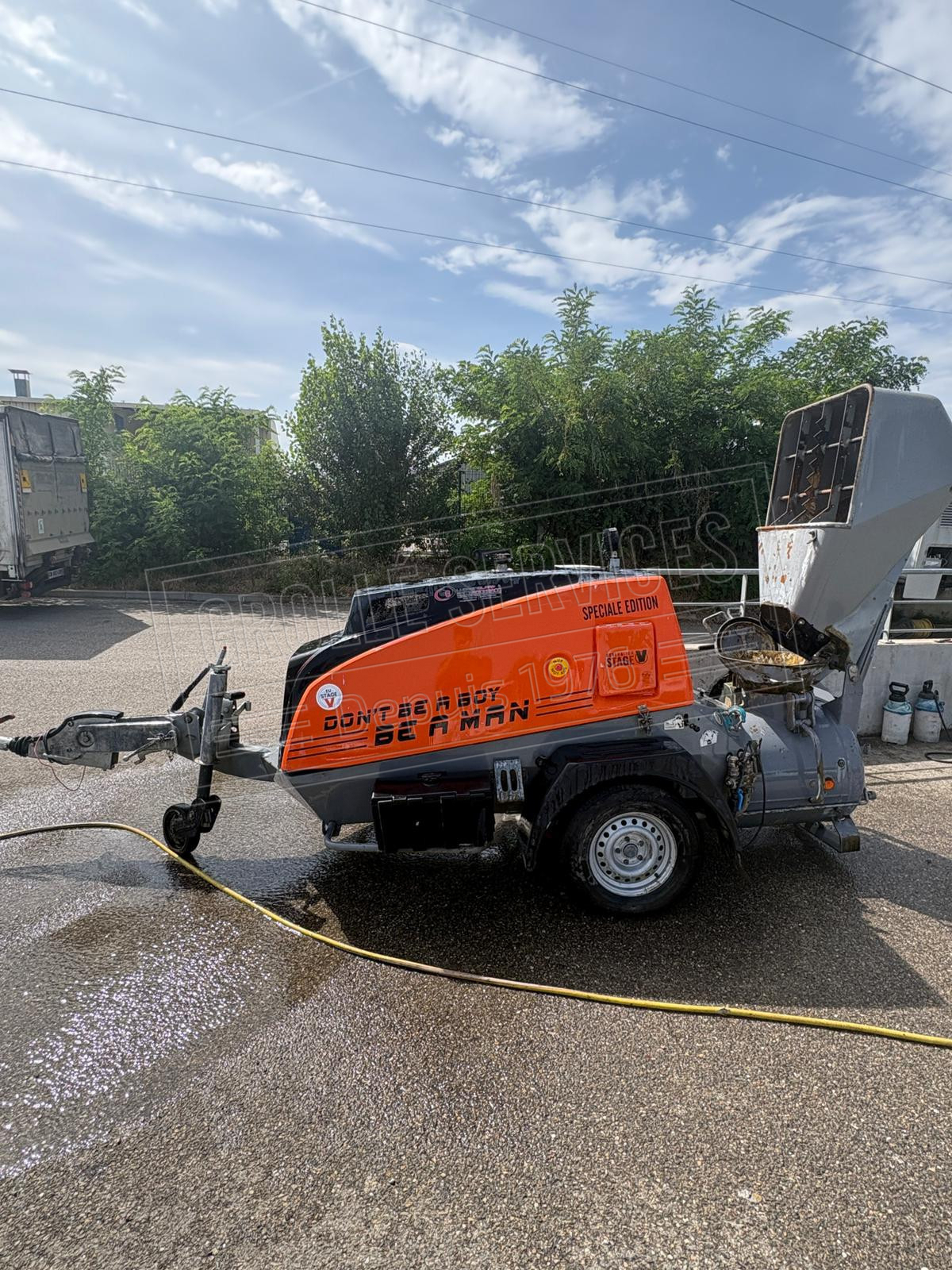GS88 - Pompe à chape traditionnelle - GB MACHINES - MIXMAN D4B-H