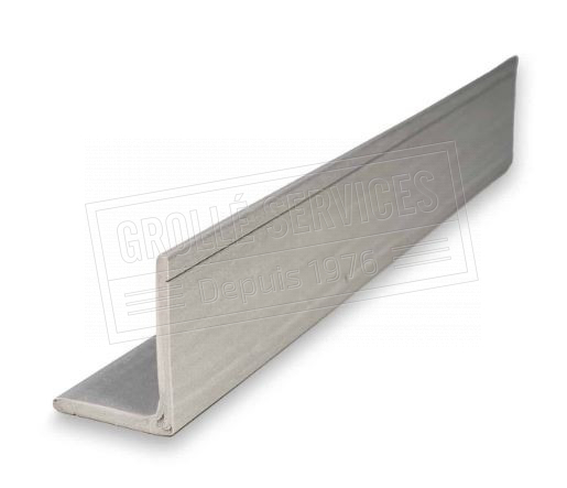 Cornière de coffrage en alu-plastifier / carton h080 - botte de 25p - 50m