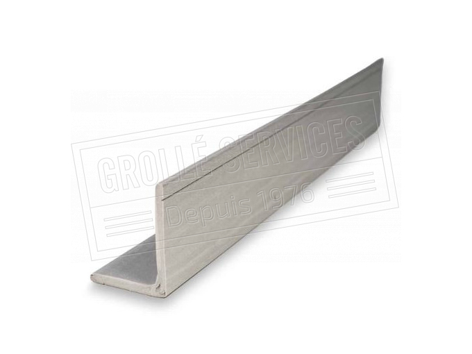 Cornière de coffrage en alu-plastifier / carton h080 - botte de 25p - 50m